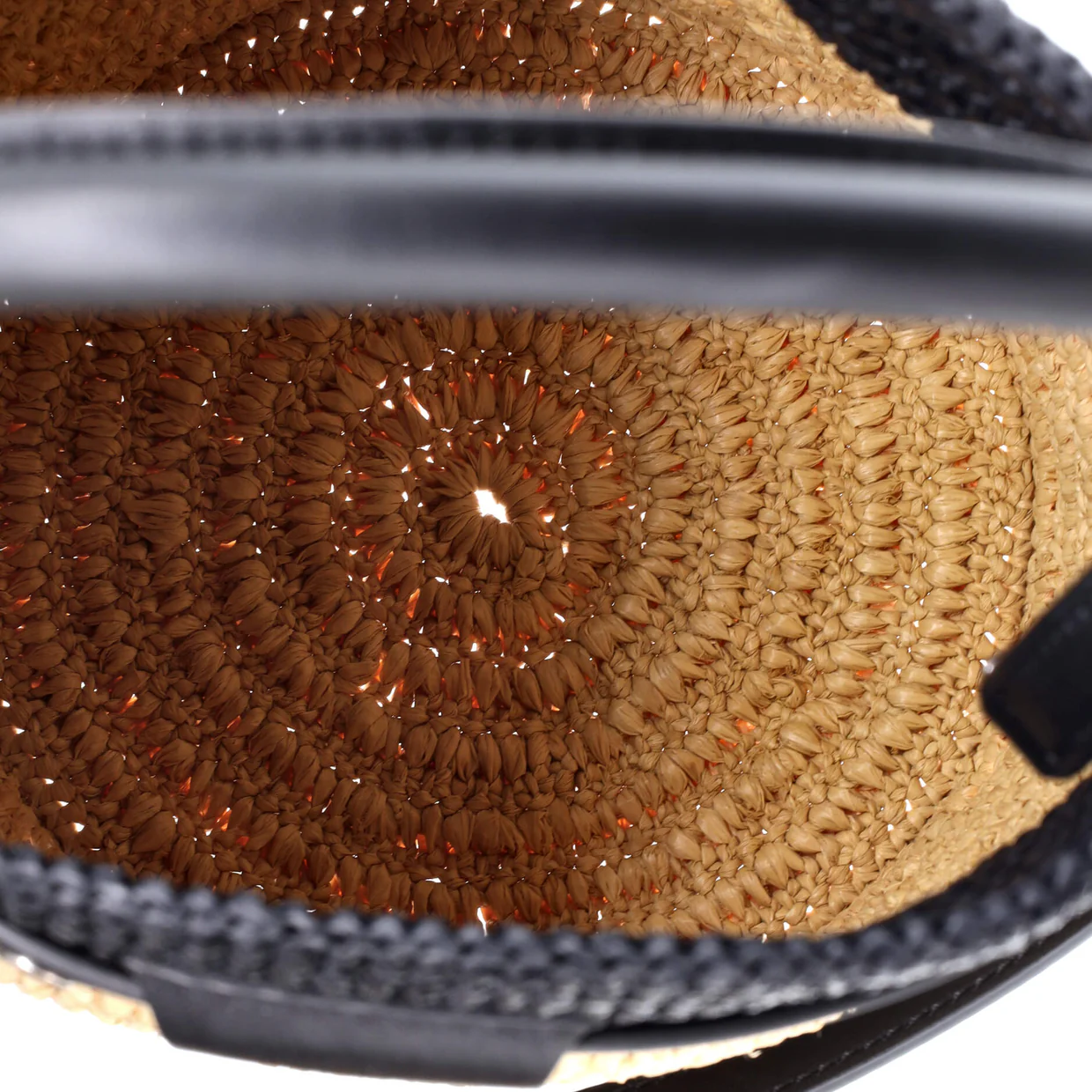 Big Bag Bucket Woven Raffia Nano - Deep Luxury