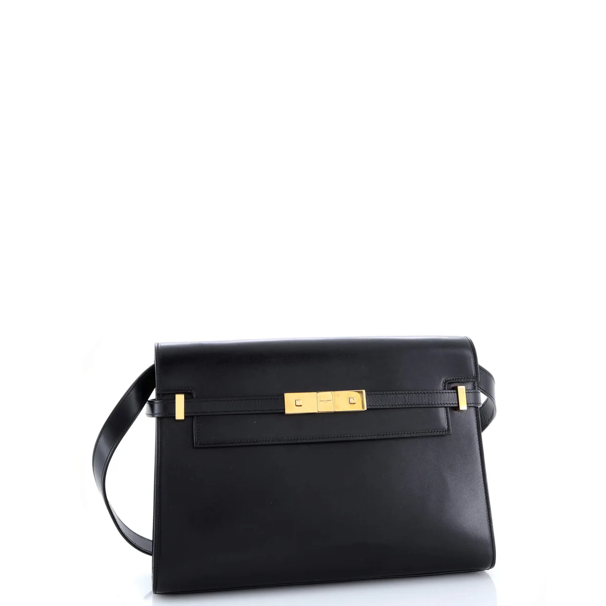 Manhattan Shoulder Bag Leather Medium - Deep Luxury