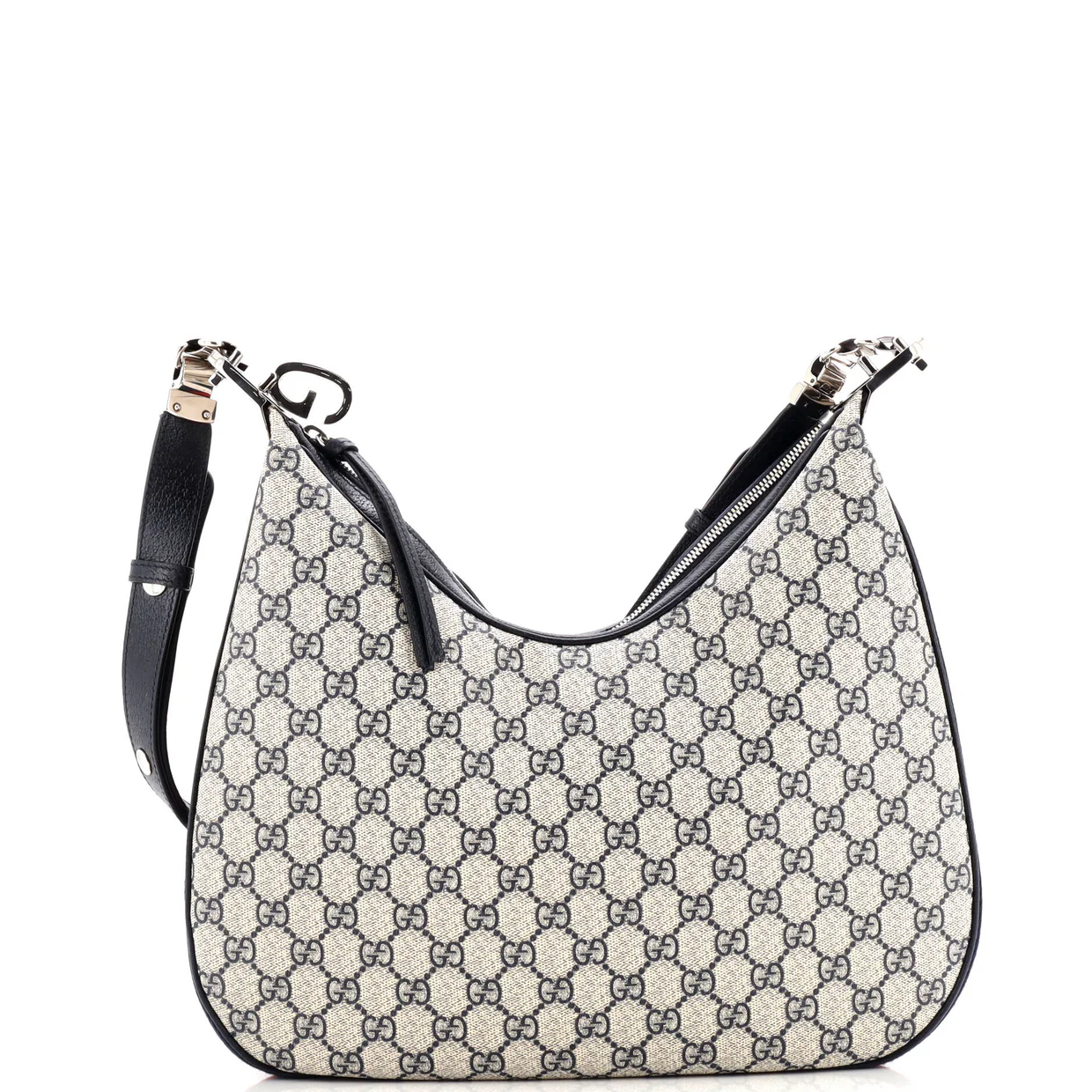 Attache Shoulder Bag GG Coated Canvas Medium - Deep Luxury