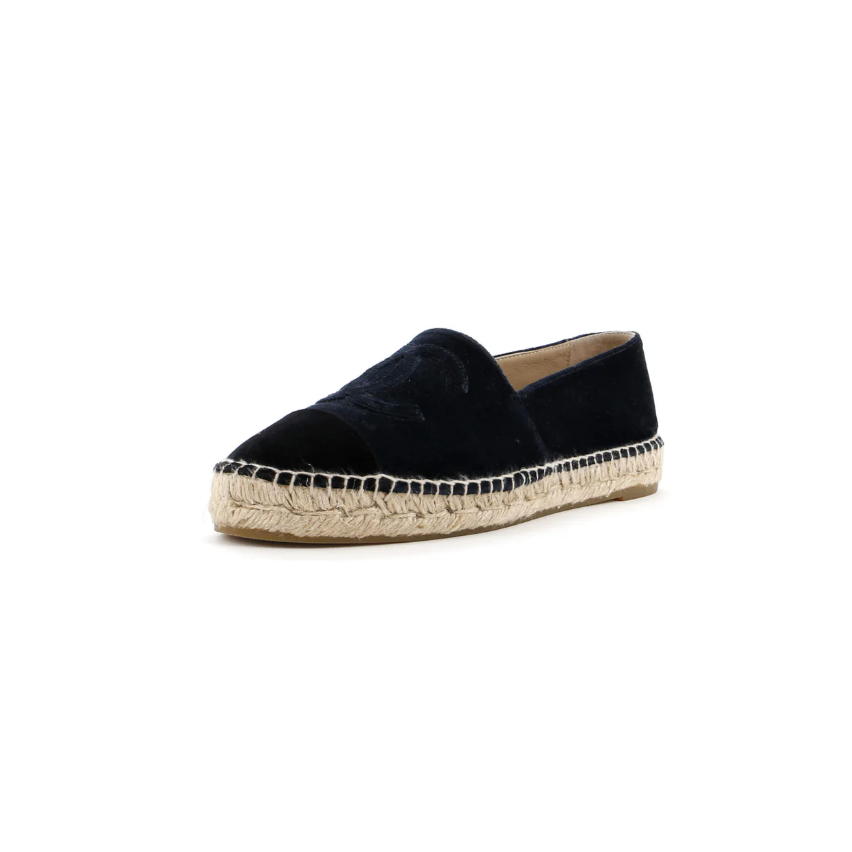 Women's CC Cap Toe Espadrilles Velvet - Deep Luxury