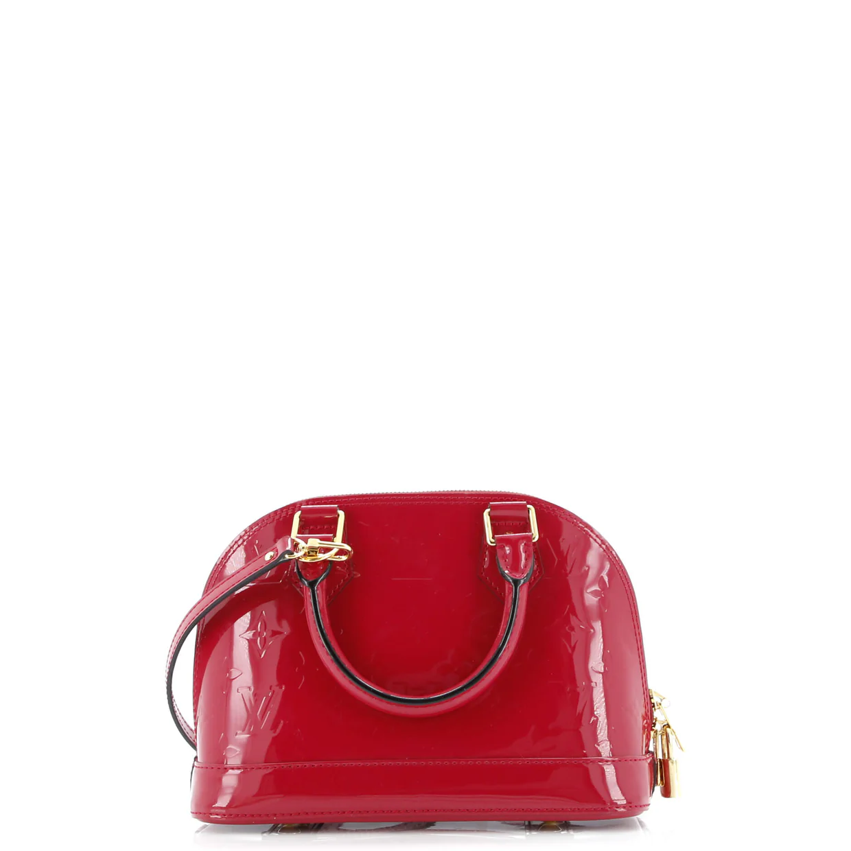 Alma Handbag Monogram Vernis BB - Deep Luxury