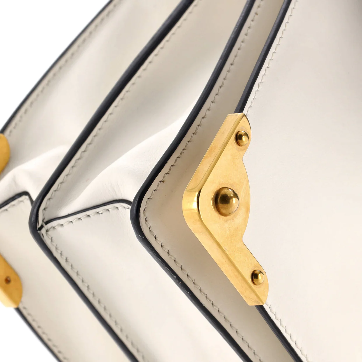 Cahier Crossbody Bag Leather and Saffiano Leather Large - Deep Luxury