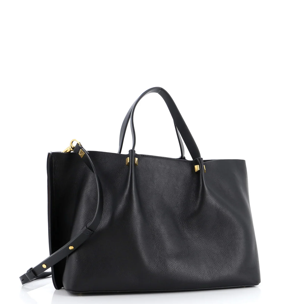 VLogo Escape Tote Leather Medium - Deep Luxury