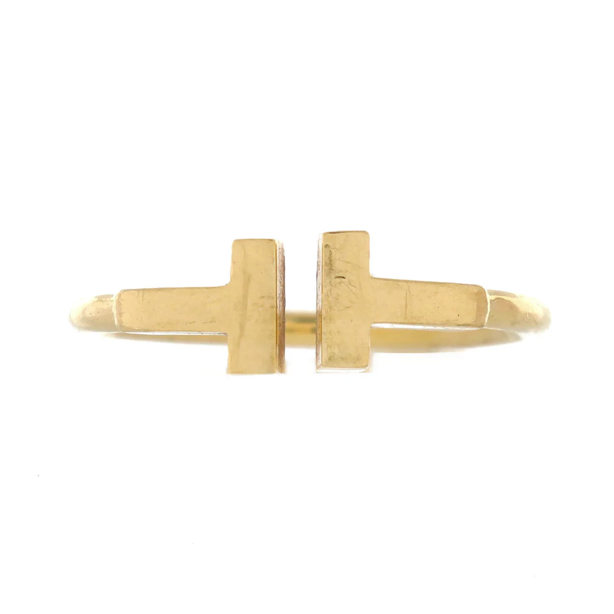 T Wire Ring 18K Yellow Gold - Deep Luxury