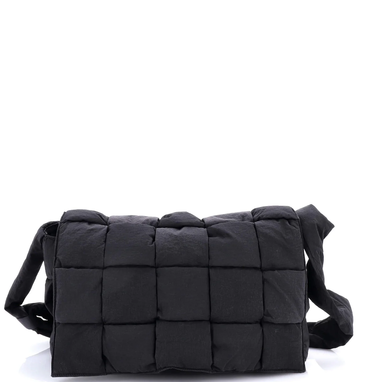 Cassette Crossbody Bag Maxi Intrecciato Nylon Large - Deep Luxury