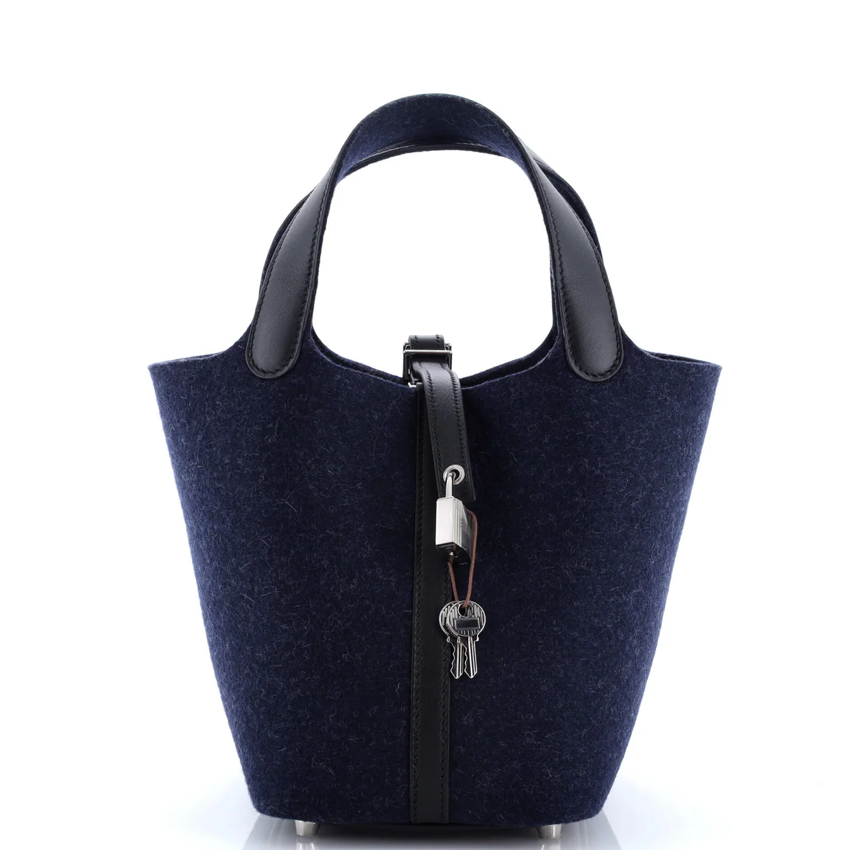 Picotin Lock Bag Felt with Leather PM - Deep Luxury