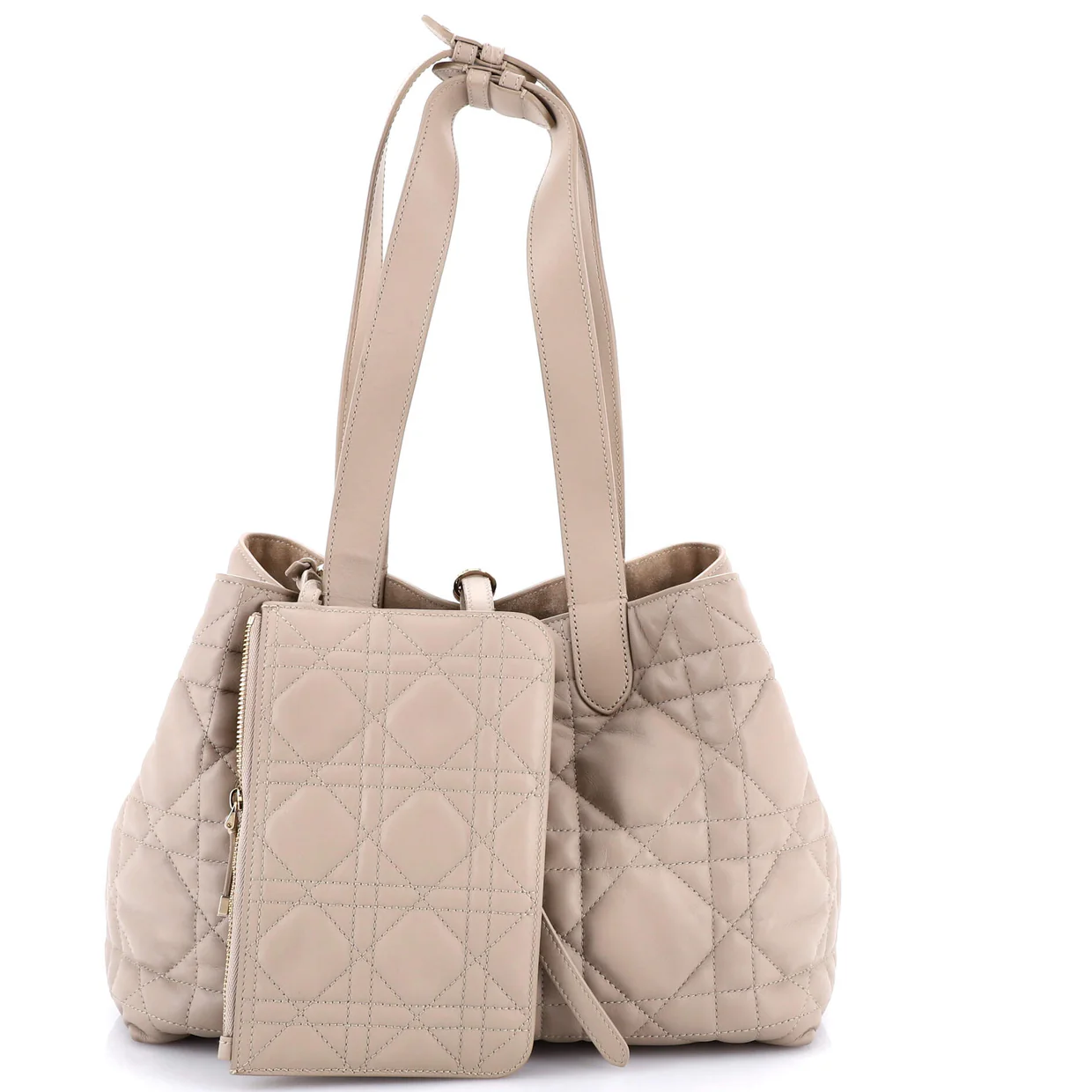 Toujours Tote Bag Macrocannage Quilt Calfskin Medium - Deep Luxury