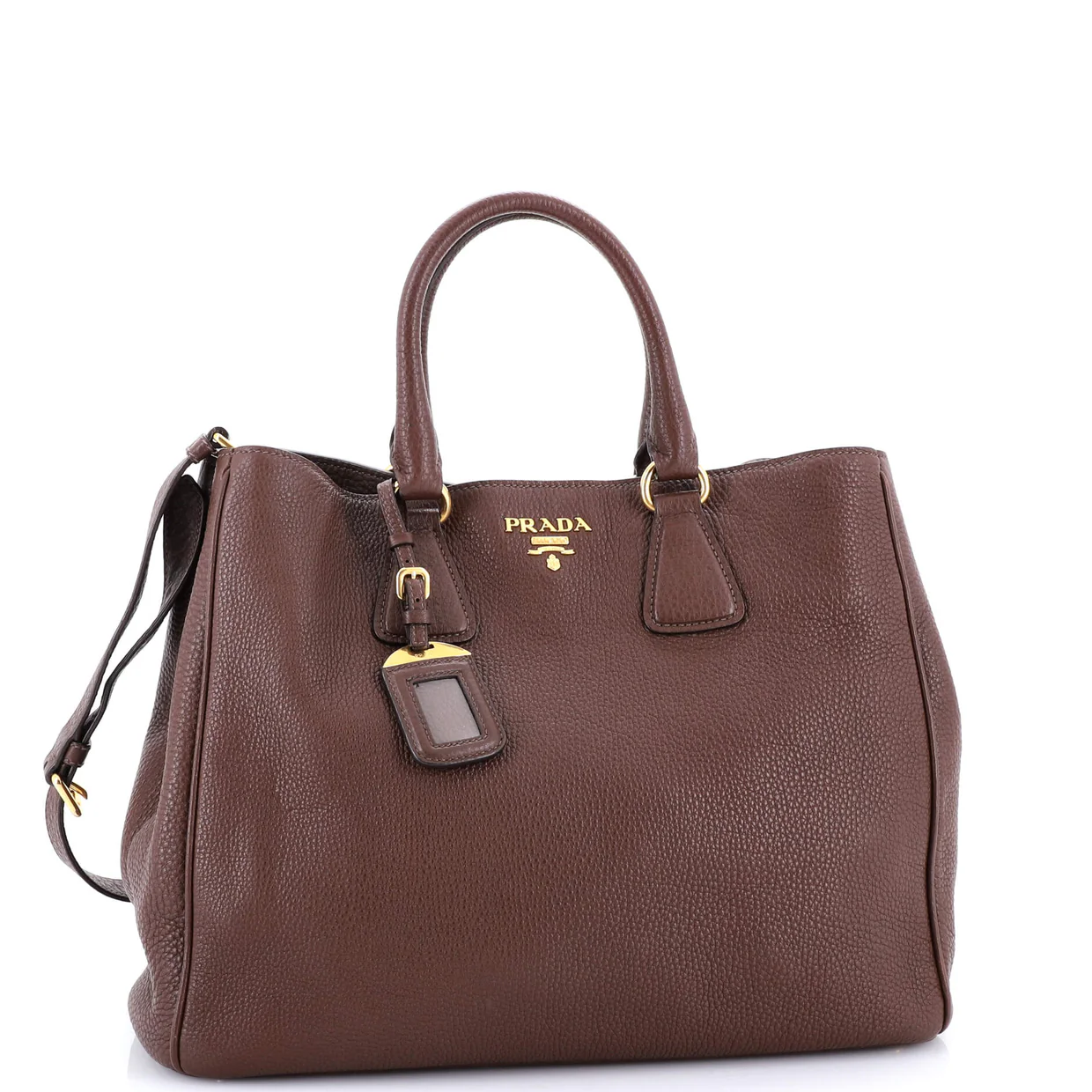 Convertible Shopping Tote Vitello Daino Large - Deep Luxury