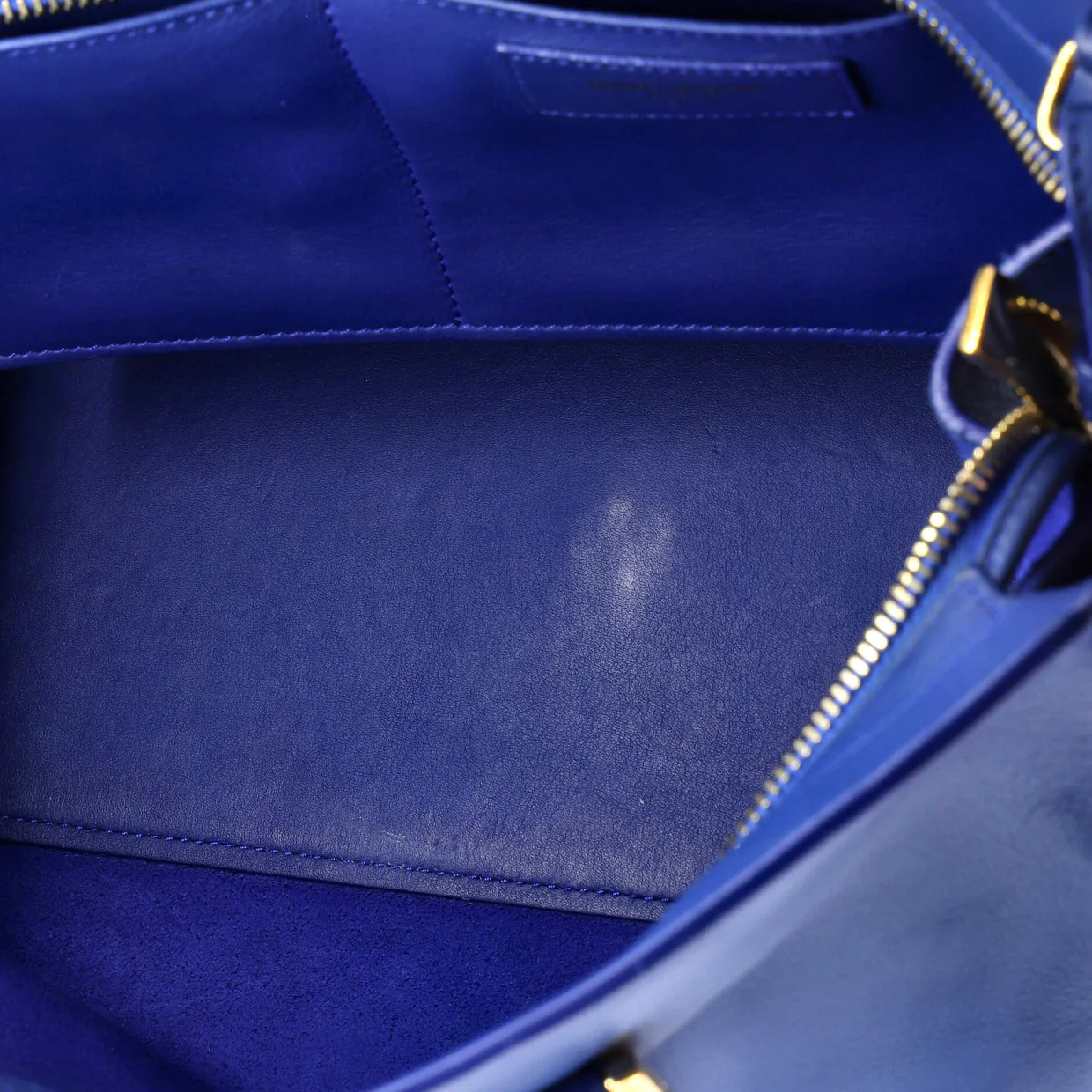 Classic Y Cabas Leather Small - Deep Luxury