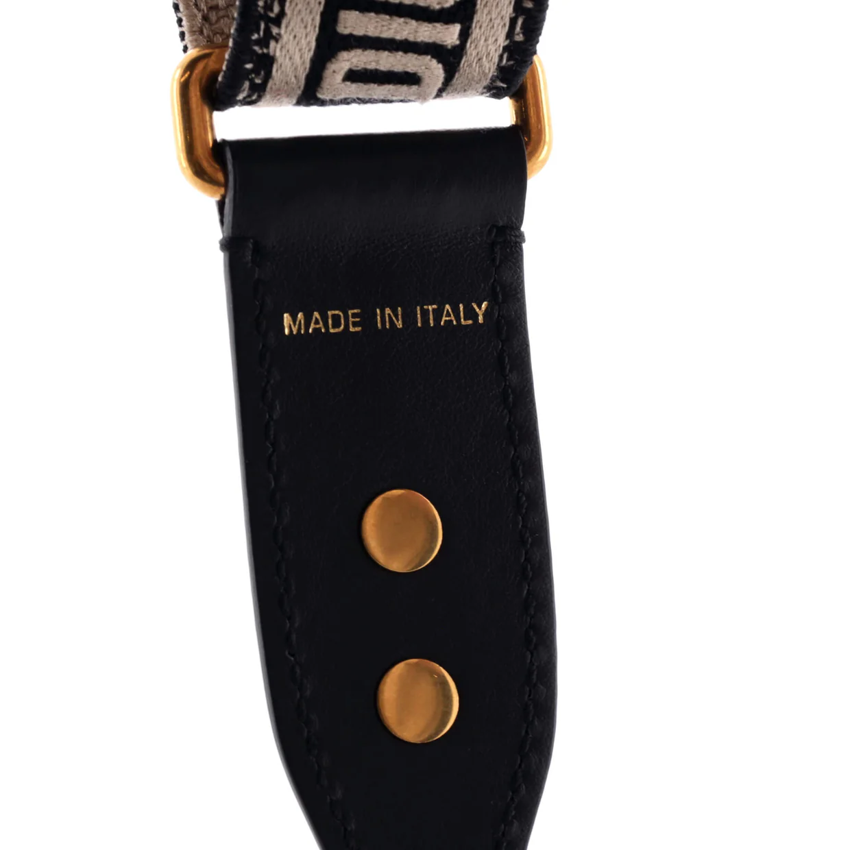 Logo Shoulder Strap Embroidered Canvas Thin - Deep Luxury