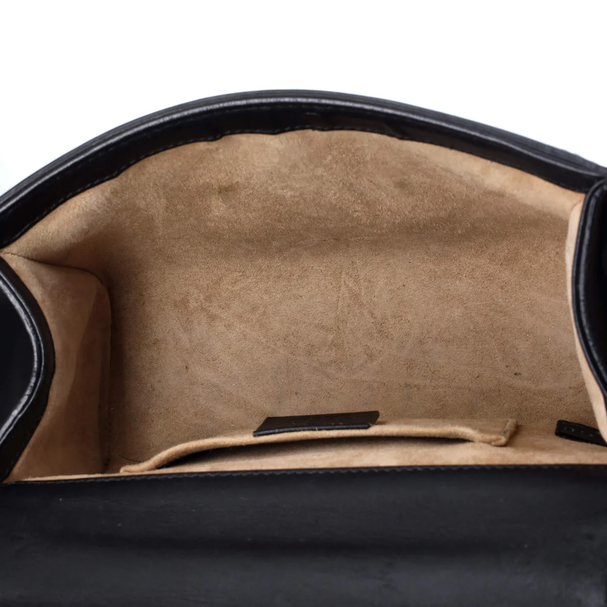 Pearly Padlock Shoulder Bag Studded Leather Small - Deep Luxury