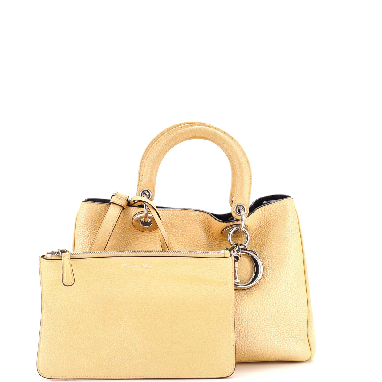 Diorissimo Tote Pebbled Leather Medium - Deep Luxury