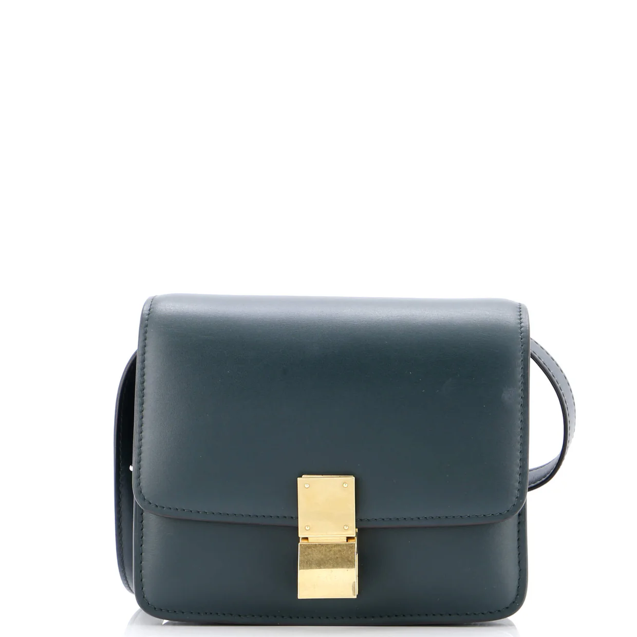 Classic Box Bag Smooth Leather Teen - Deep Luxury