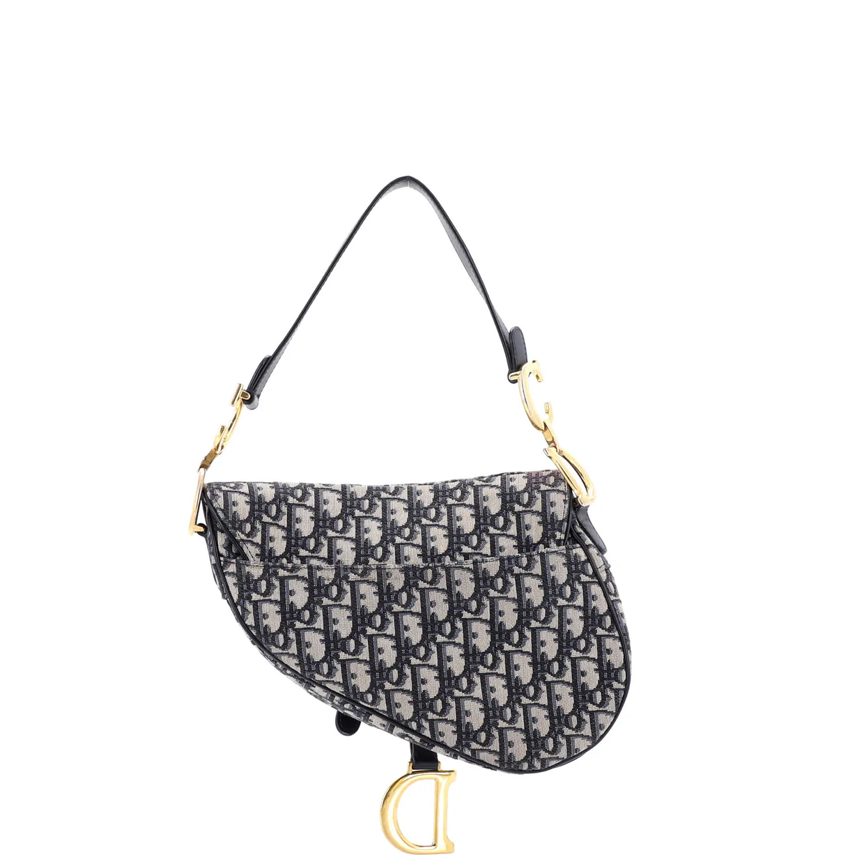 Saddle Handbag Oblique Canvas Medium - Deep Luxury