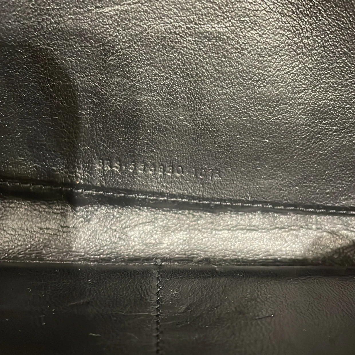 Sulpice Wallet on Chain Matelasse Chevron Leather Medium - Deep Luxury