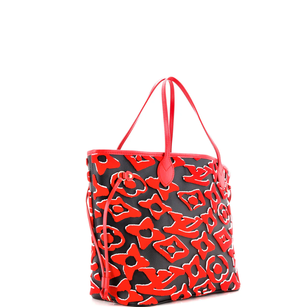 Neverfull NM Tote Limited Edition Urs Fischer Tufted Monogram Canvas MM - Deep Luxury