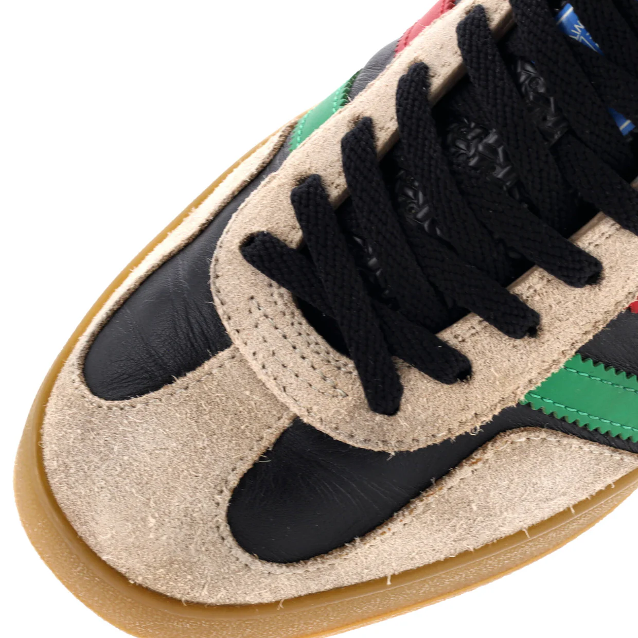 x Adidas Men's Gazelle Sneakers Leather and Suede with Faux Leather - Deep Luxury