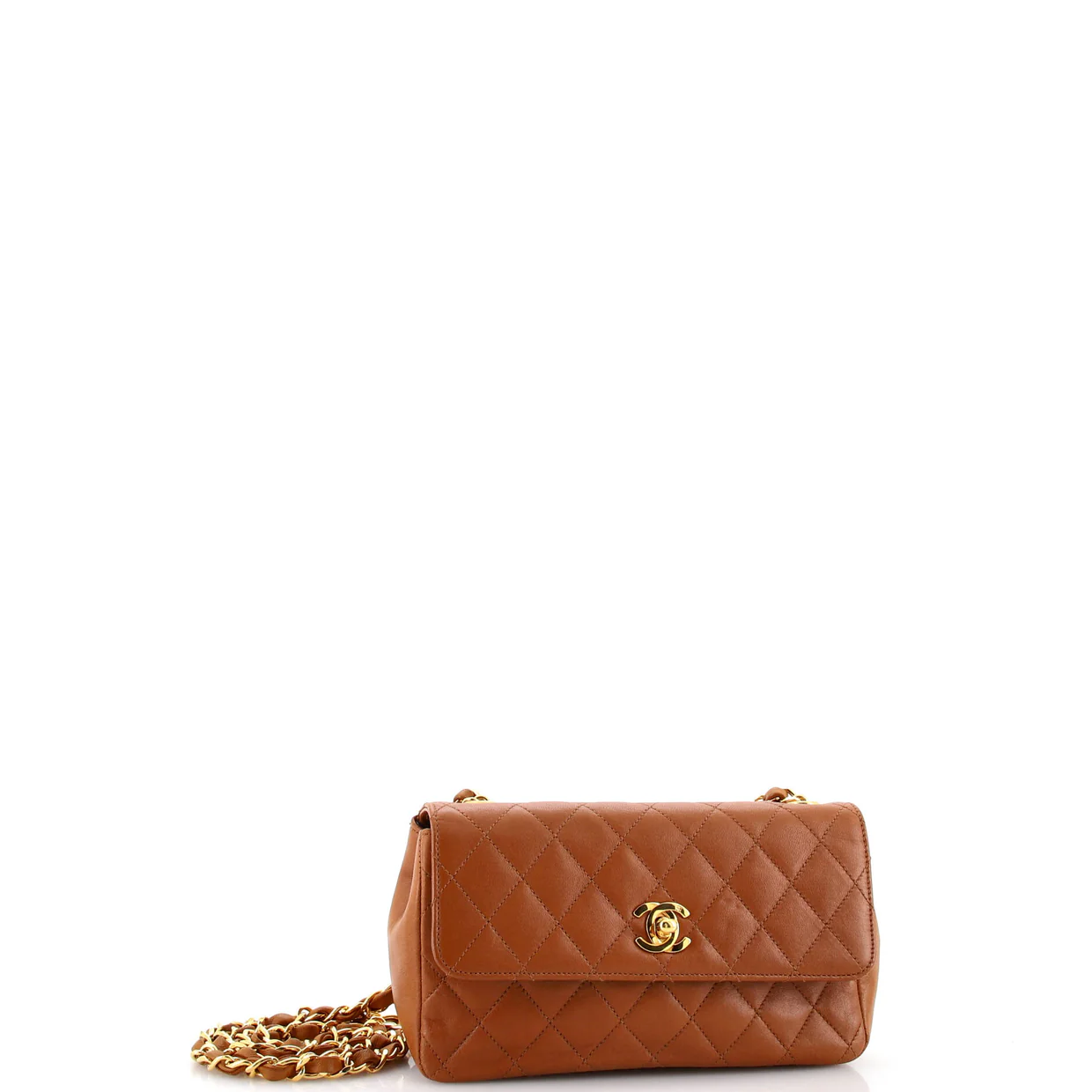 Classic Single Flap Bag Quilted Lambskin Mini - Deep Luxury
