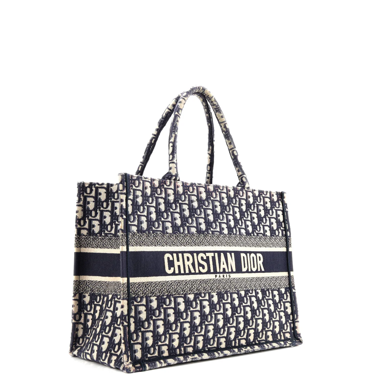 Book Tote Oblique Canvas Medium - Deep Luxury