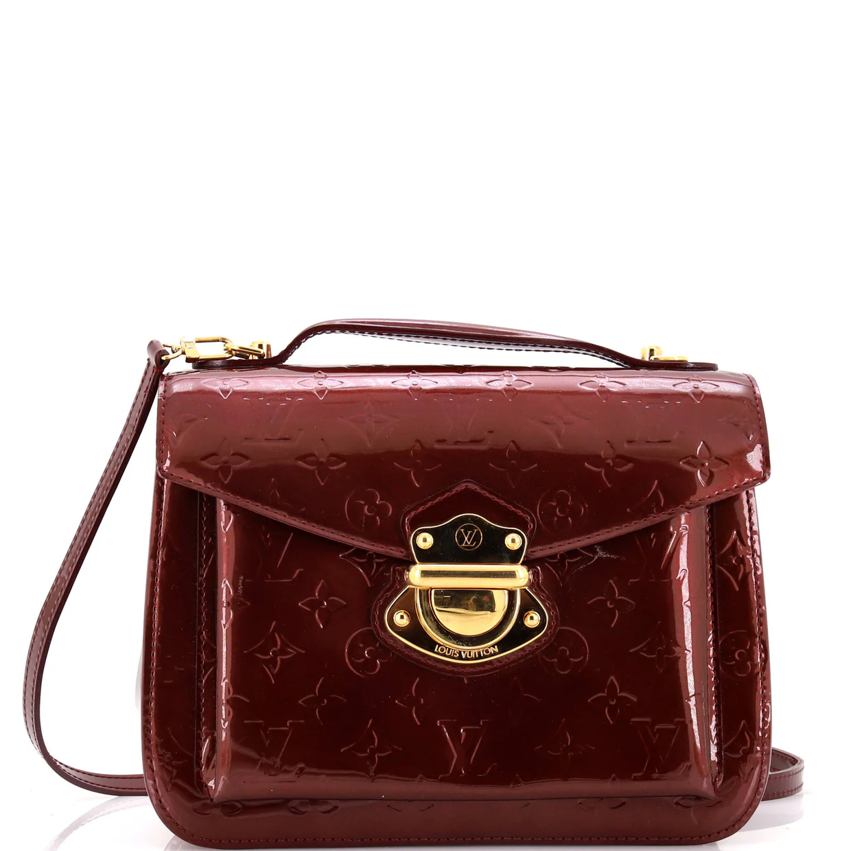 Mirada Handbag Monogram Vernis - Deep Luxury