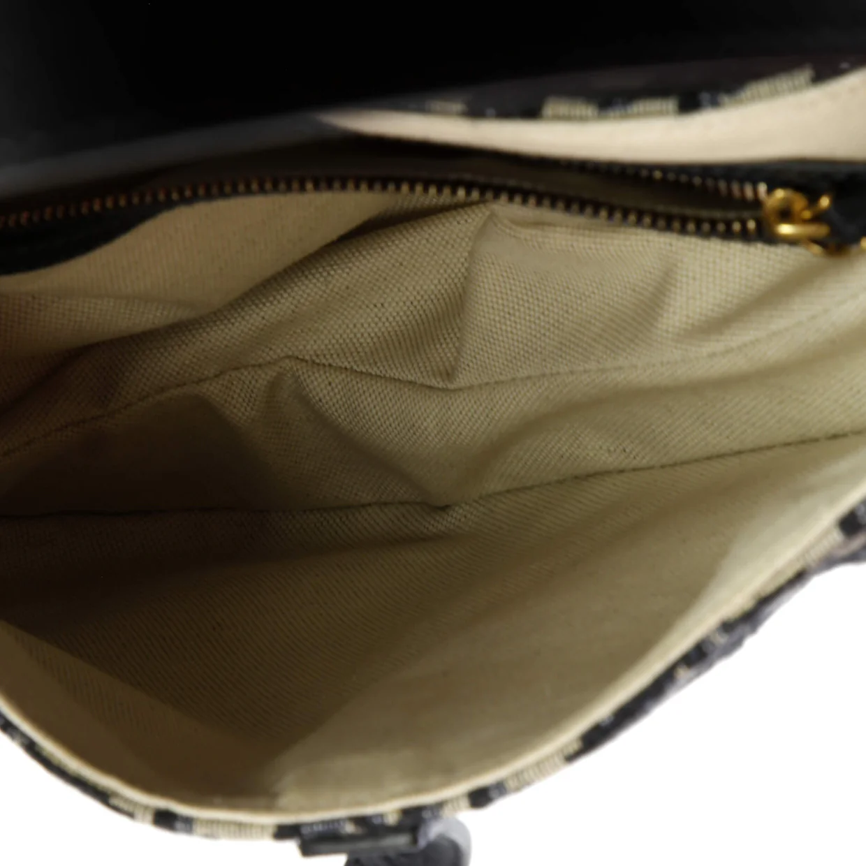 Saddle Handbag Oblique Canvas Medium - Deep Luxury
