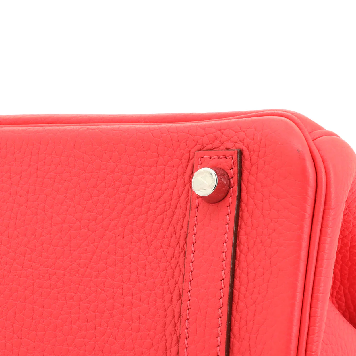 Birkin Handbag Rose Jaipur Clemence with Palladium Hardware 30 - Deep Luxury