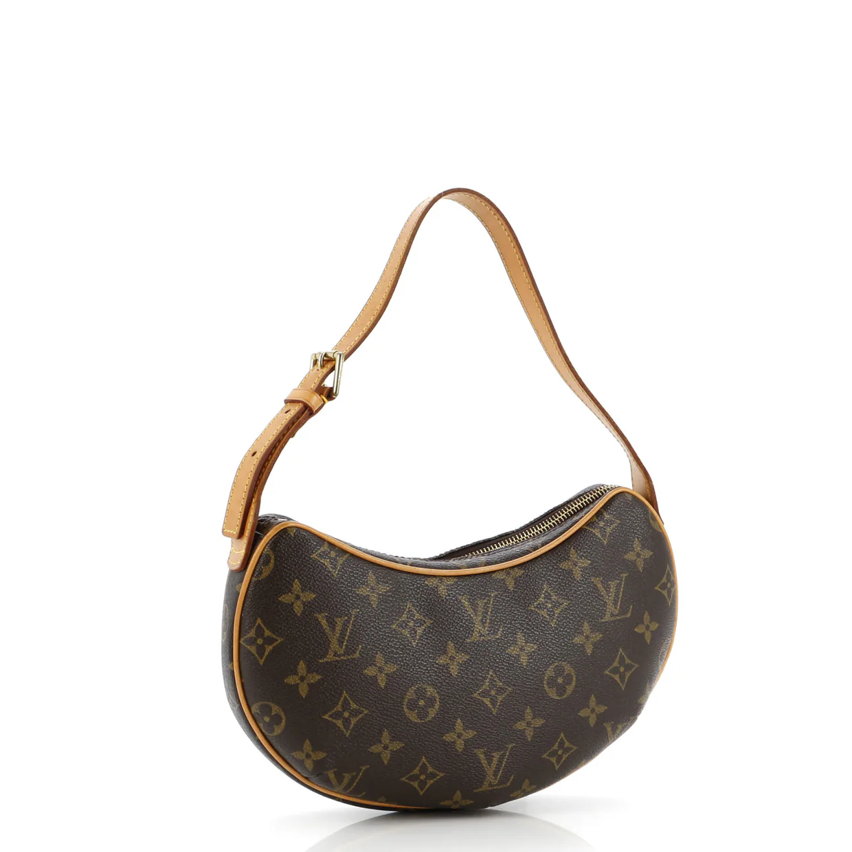 Croissant Handbag Monogram Canvas PM - Deep Luxury