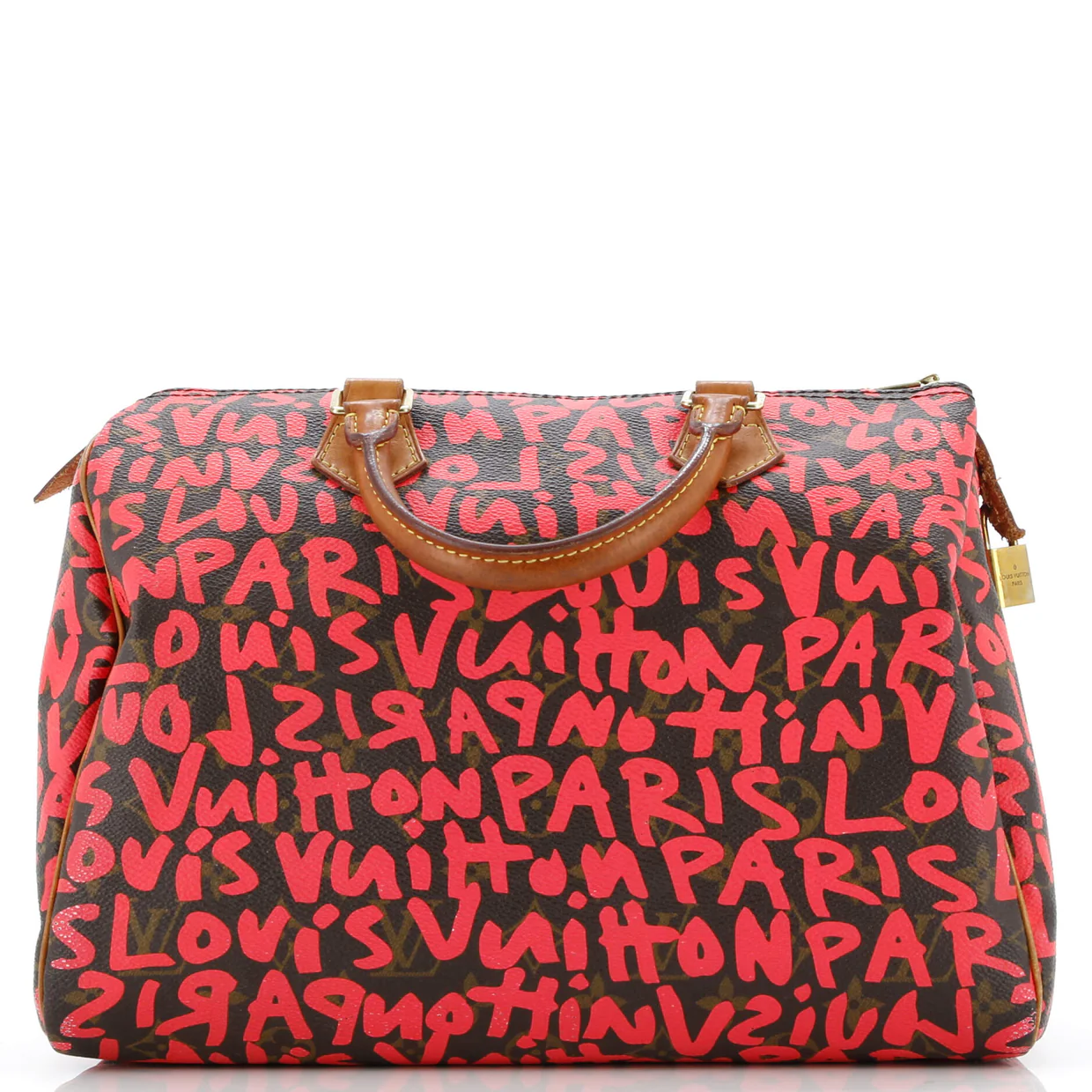 Speedy Handbag Limited Edition Monogram Graffiti 30 - Deep Luxury