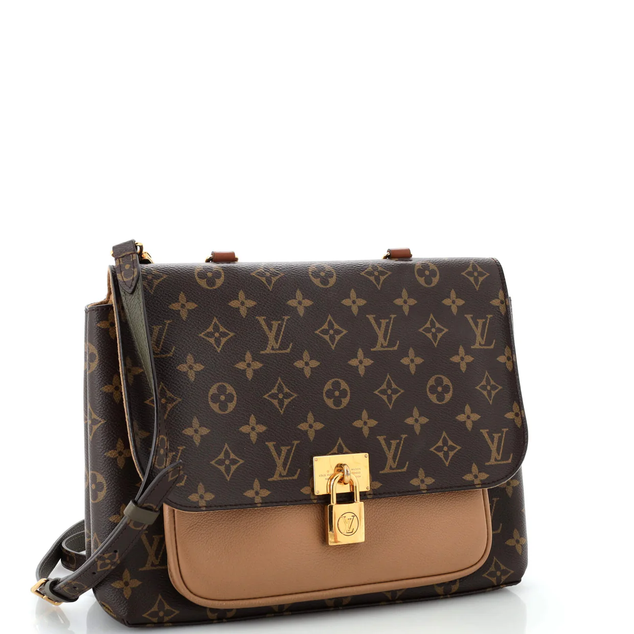 Marignan Handbag Monogram Canvas with Leather - Deep Luxury