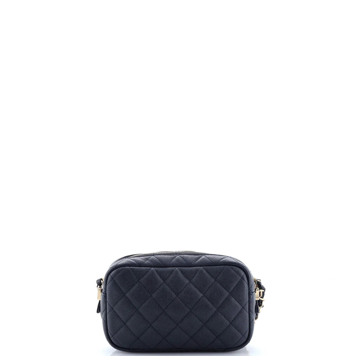 Camera Case Bag Quilted Caviar Mini - Deep Luxury