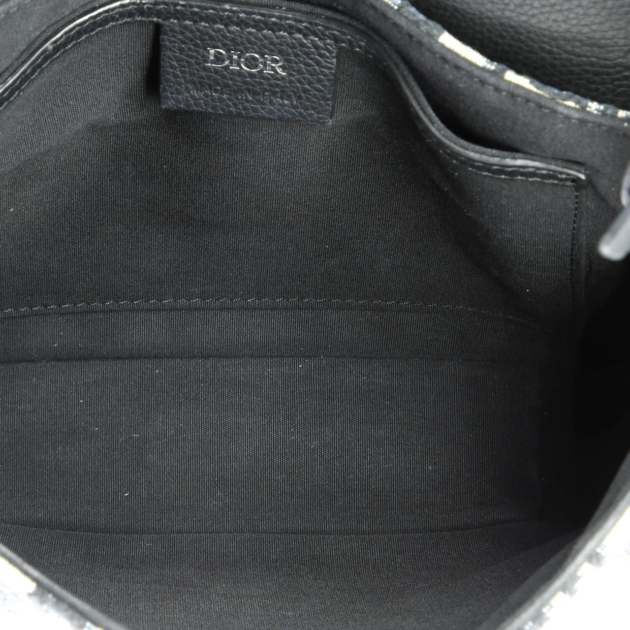 Saddle Buckle Flap Messenger Bag Oblique Canvas and Leather Medium - Deep Luxury