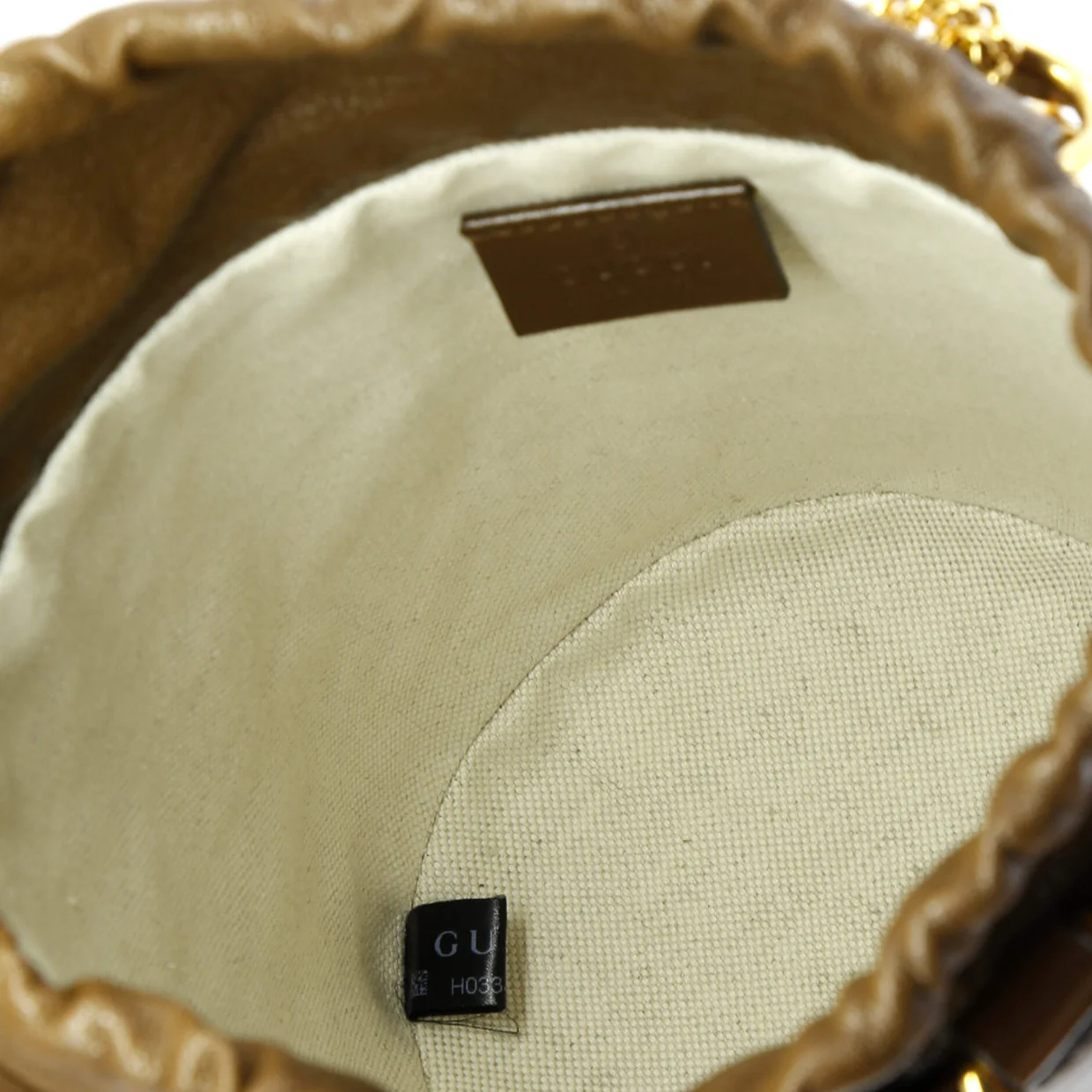 Horsebit 1955 Bucket Bag GG Coated Canvas with Leather Small - Deep Luxury