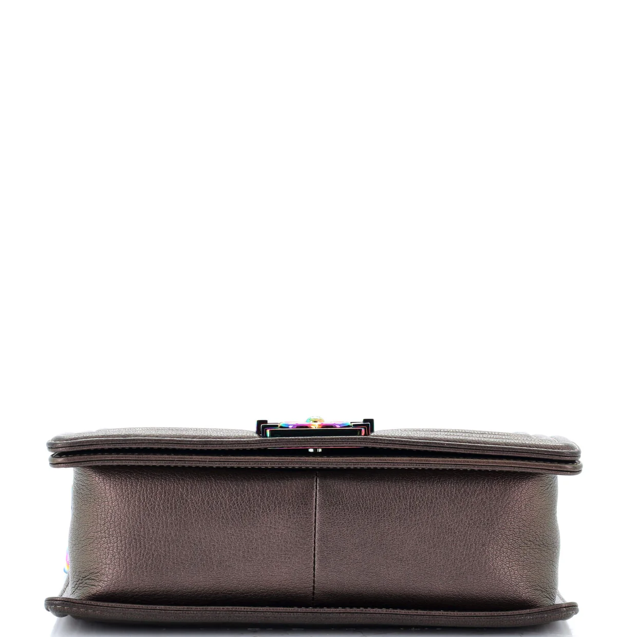 Boy Flap Bag Quilted Iridescent Goatskin Old Medium - Deep Luxury