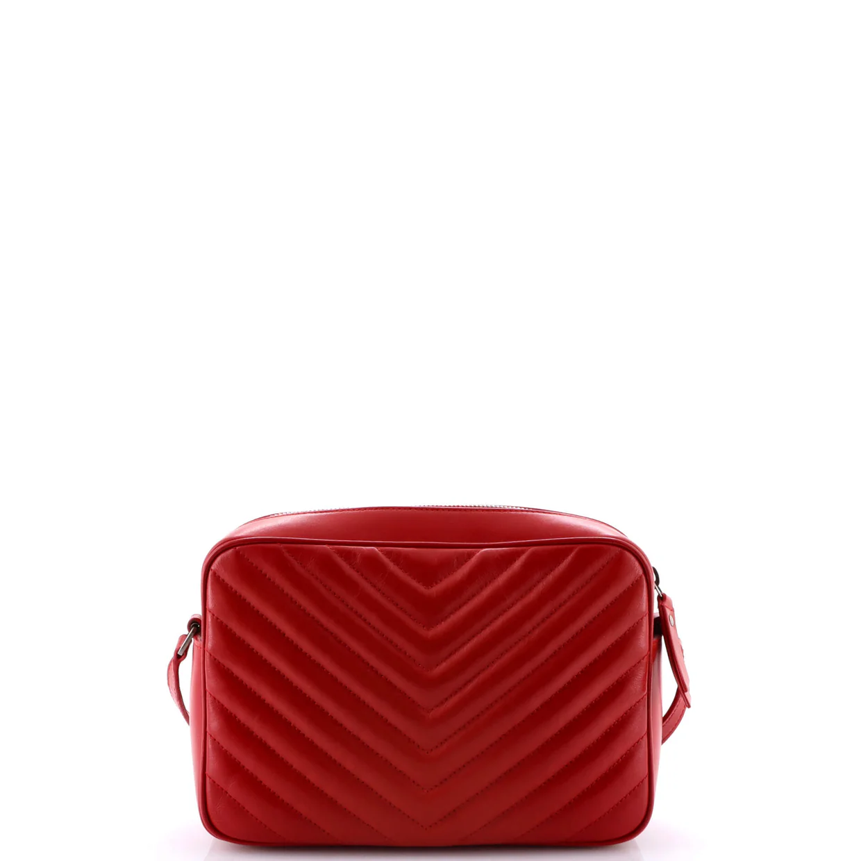 Lou Camera Bag Matelasse Chevron Leather Small - Deep Luxury