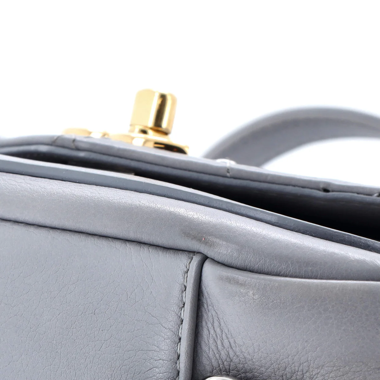 Two Tone Envelope Flap Bag Quilted Calfskin Medium - Deep Luxury