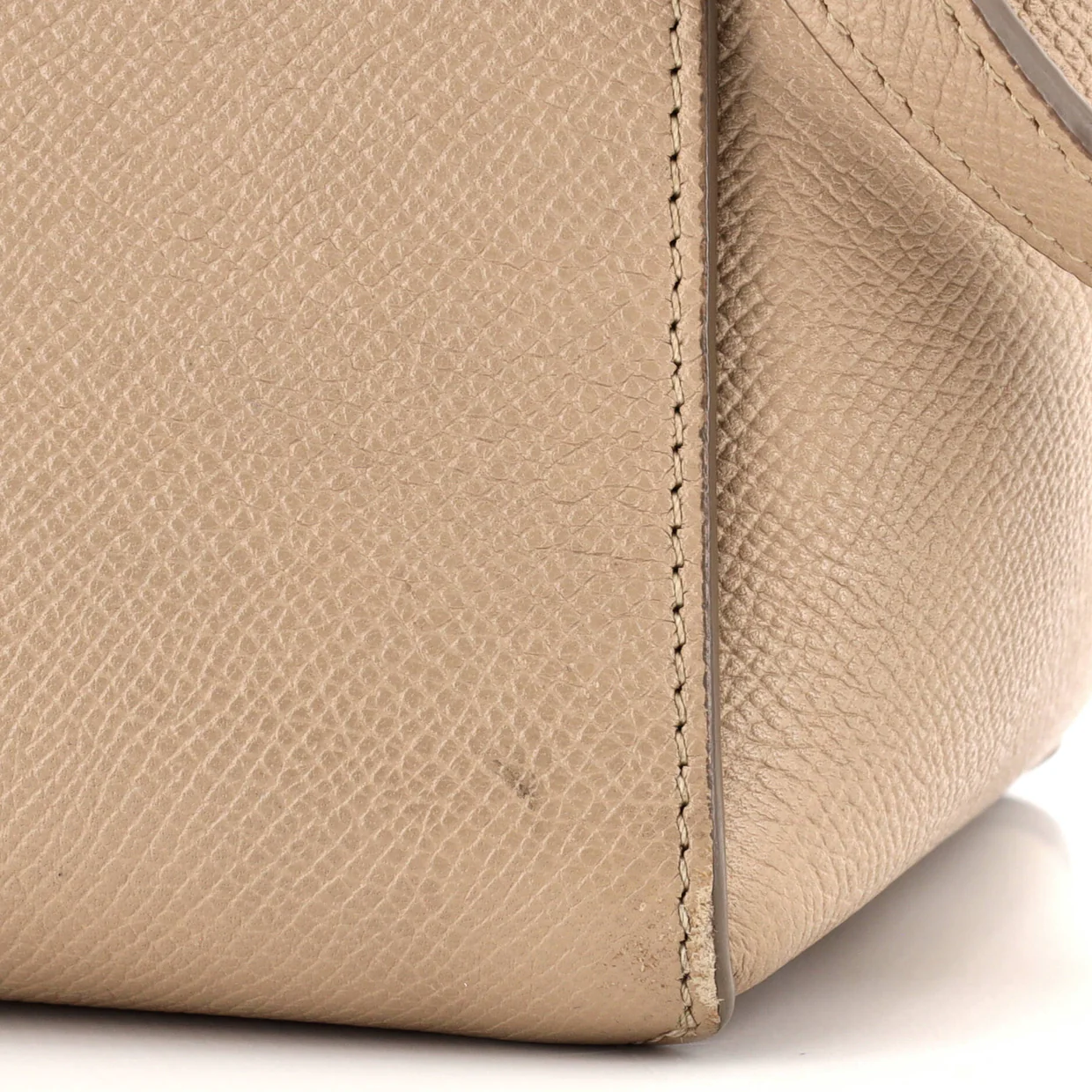 Belt Bag Textured Leather Micro - Deep Luxury