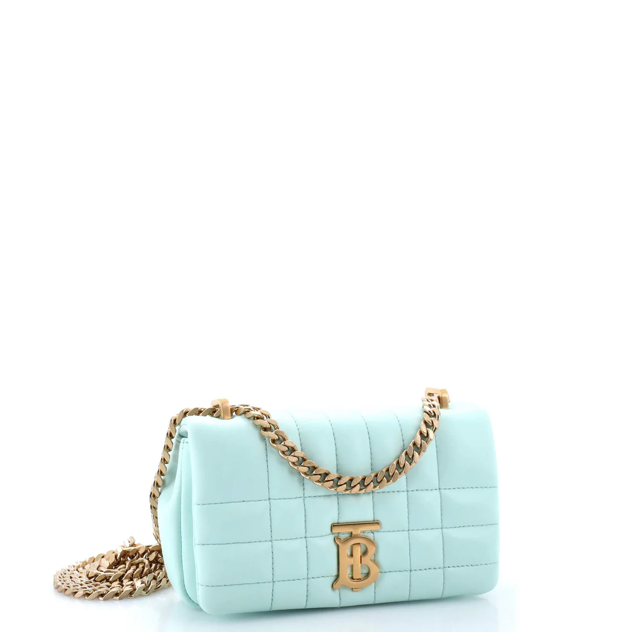 Lola Shoulder Bag Exploded Check Quilted Lambskin Mini - Deep Luxury