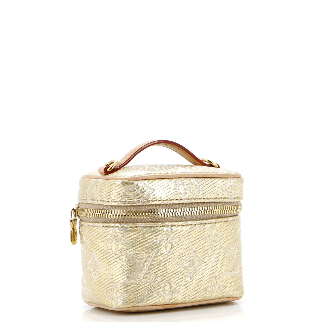 Vanity Case Monoglam Jacquard Canvas Micro - Deep Luxury
