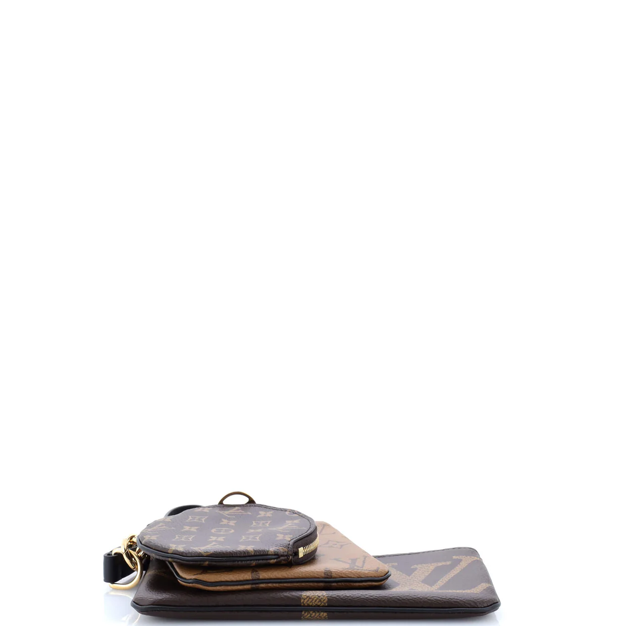 Trio Pouch Set Reverse Monogram Giant - Deep Luxury