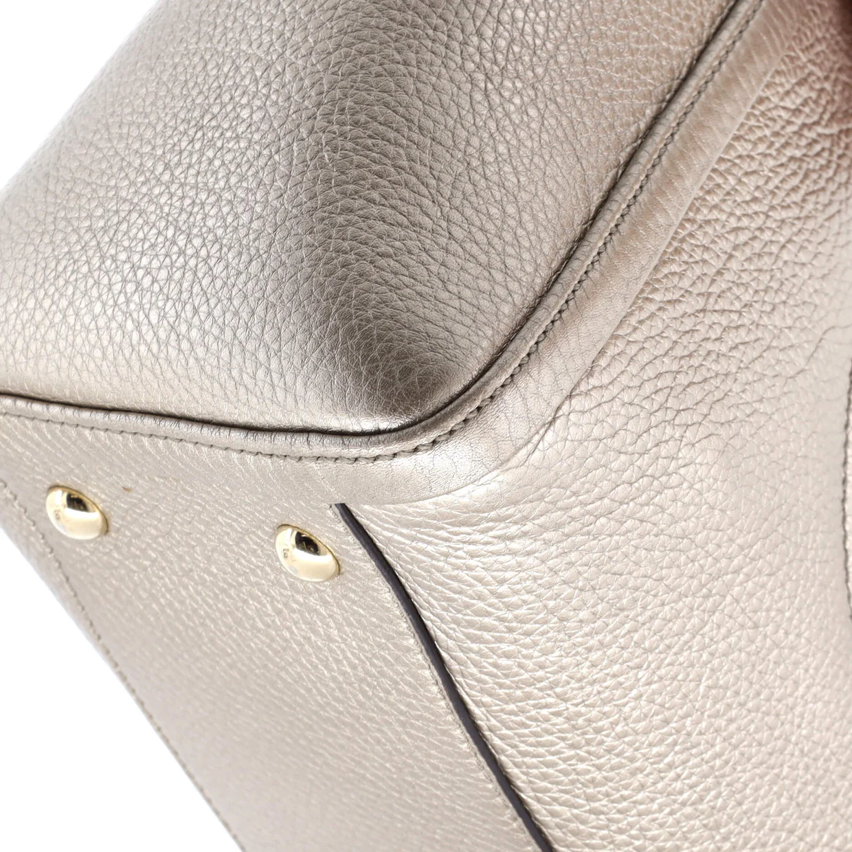 Soho Convertible Top Handle Bag Leather Small - Deep Luxury