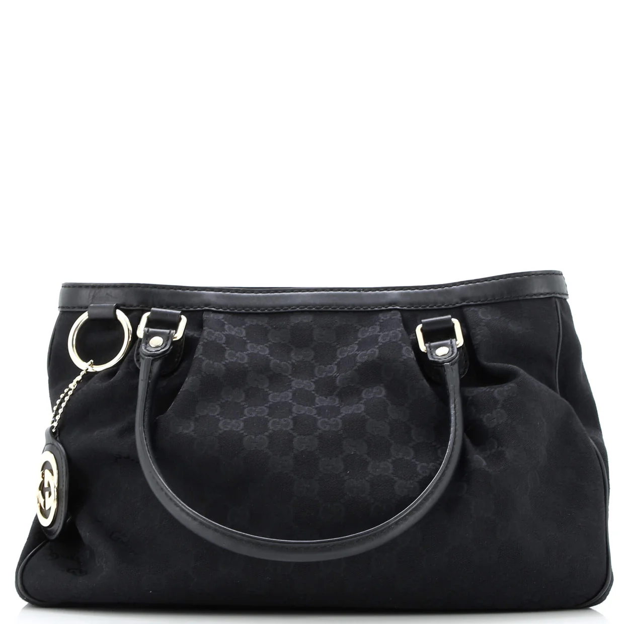 Sukey Top Handle Tote GG Canvas Medium - Deep Luxury