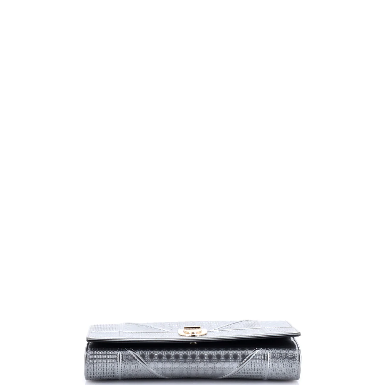 Diorama Croisiere Chain Wallet Cannage Embossed Calfskin - Deep Luxury