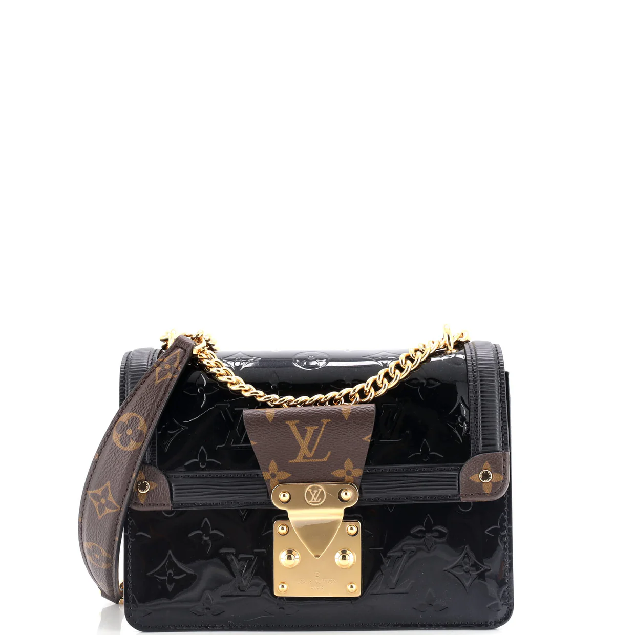 Wynwood Handbag Monogram Vernis with Monogram Canvas and Epi Leather - Deep Luxury
