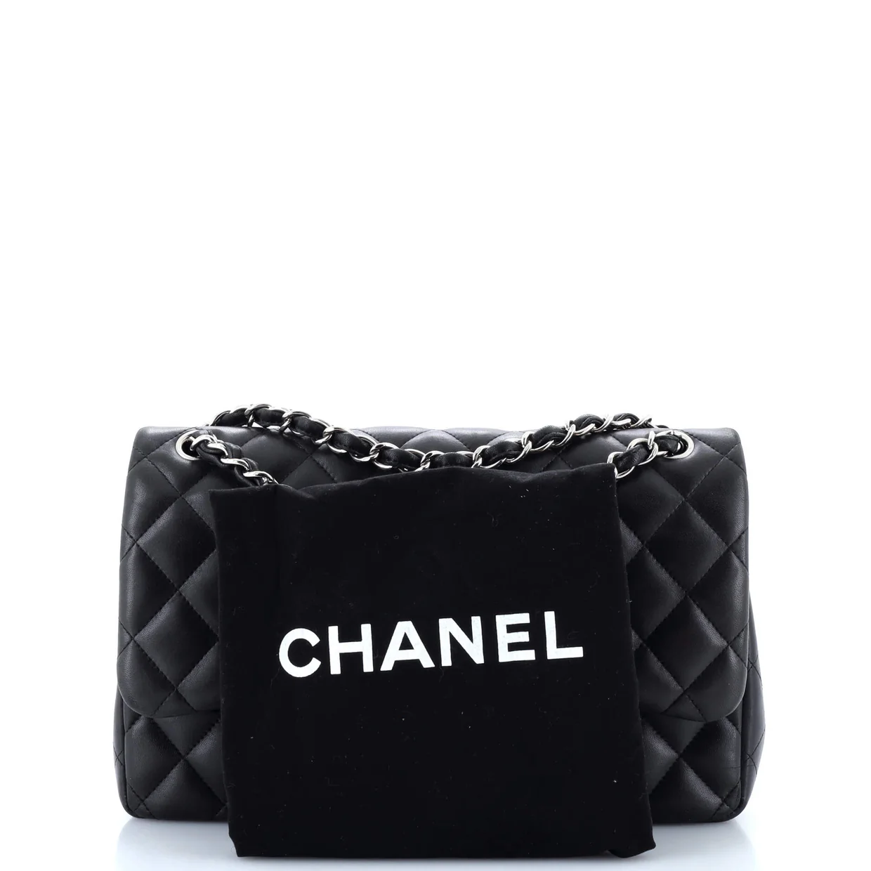 Classic Double Flap Bag Quilted Lambskin Jumbo - Deep Luxury