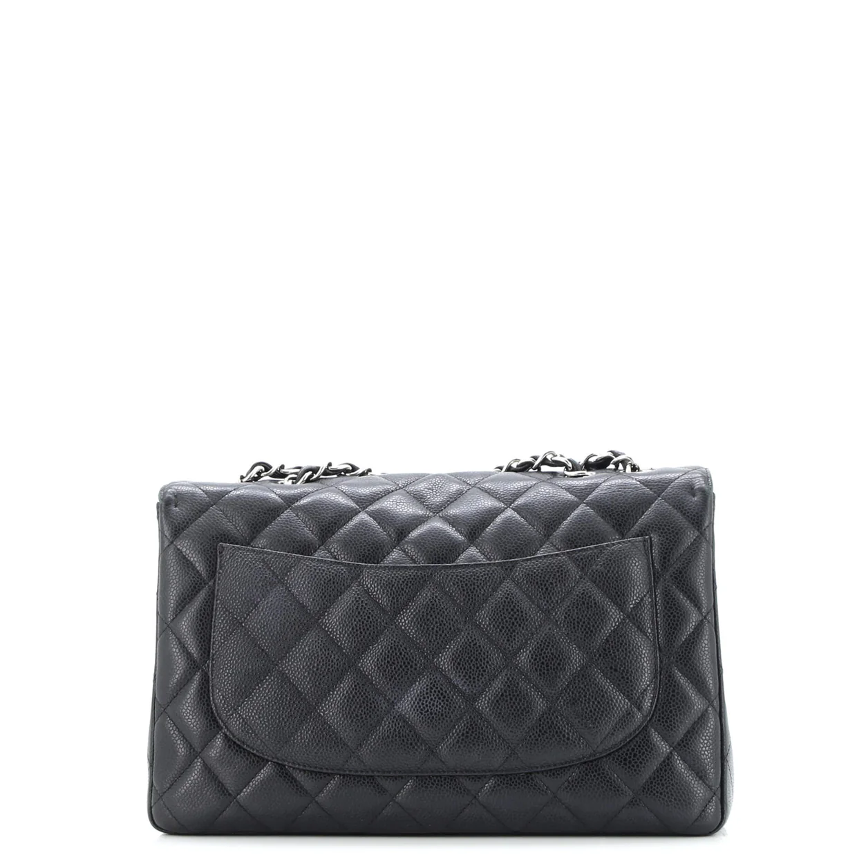 Classic Single Flap Bag Quilted Caviar Jumbo - Deep Luxury