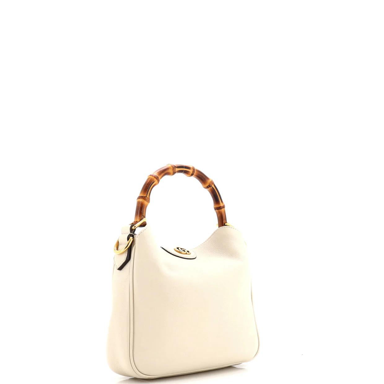 Diana NM Bamboo Shoulder Bag Leather Small - Deep Luxury