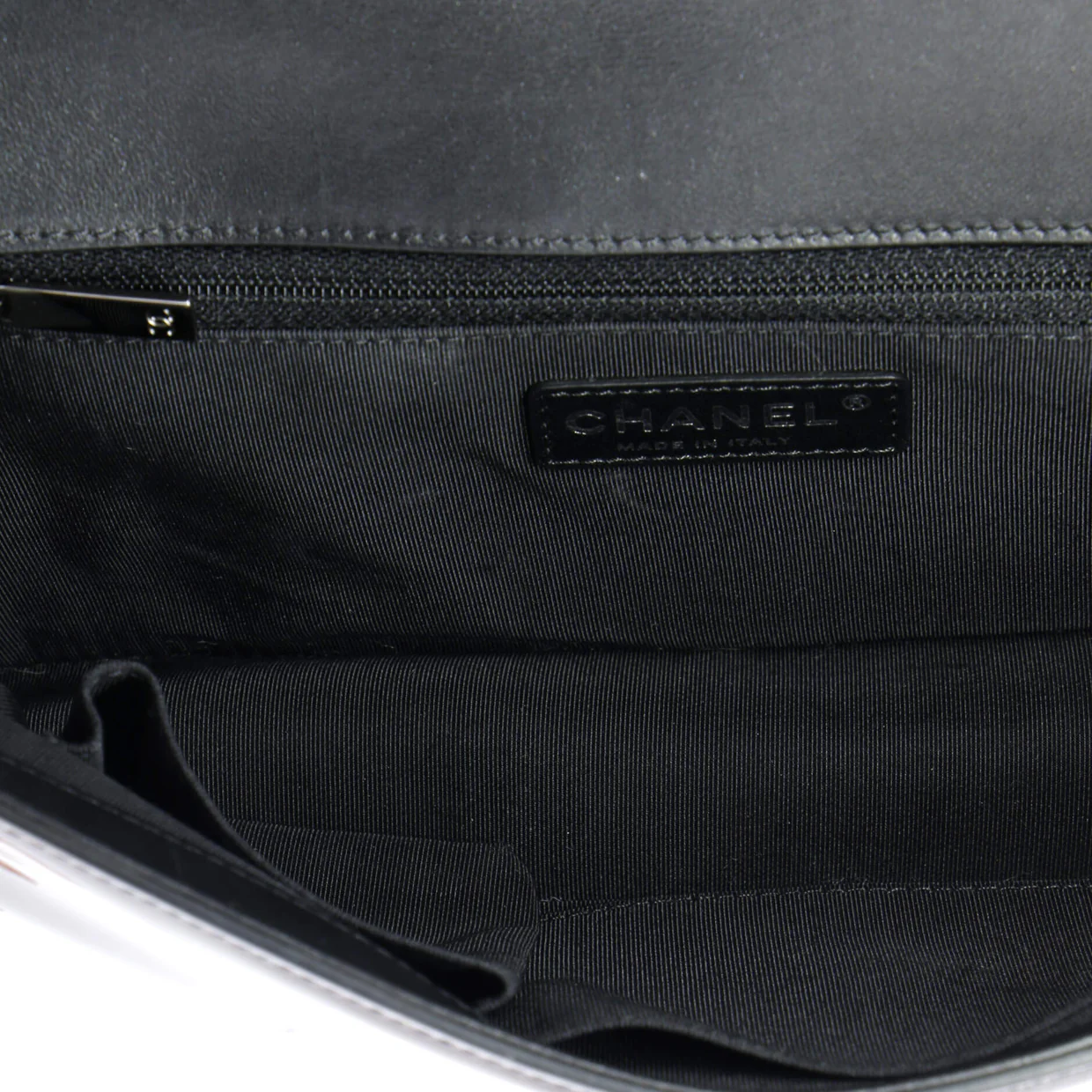 Boy Flap Bag Quilted Patent New Medium - Deep Luxury