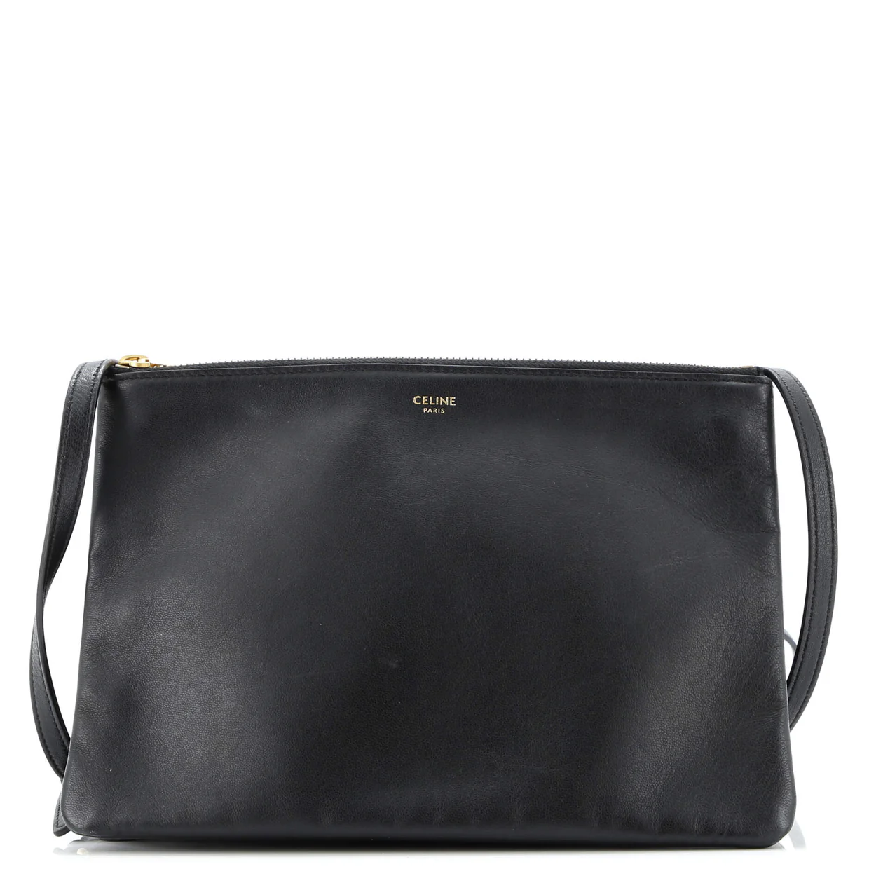 Trio Crossbody Bag Leather Large - Deep Luxury