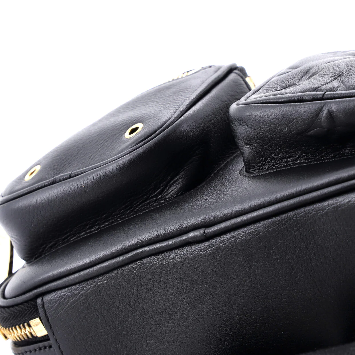 Utility Crossbody Bag Calfskin with Embossed Monogram Detail - Deep Luxury