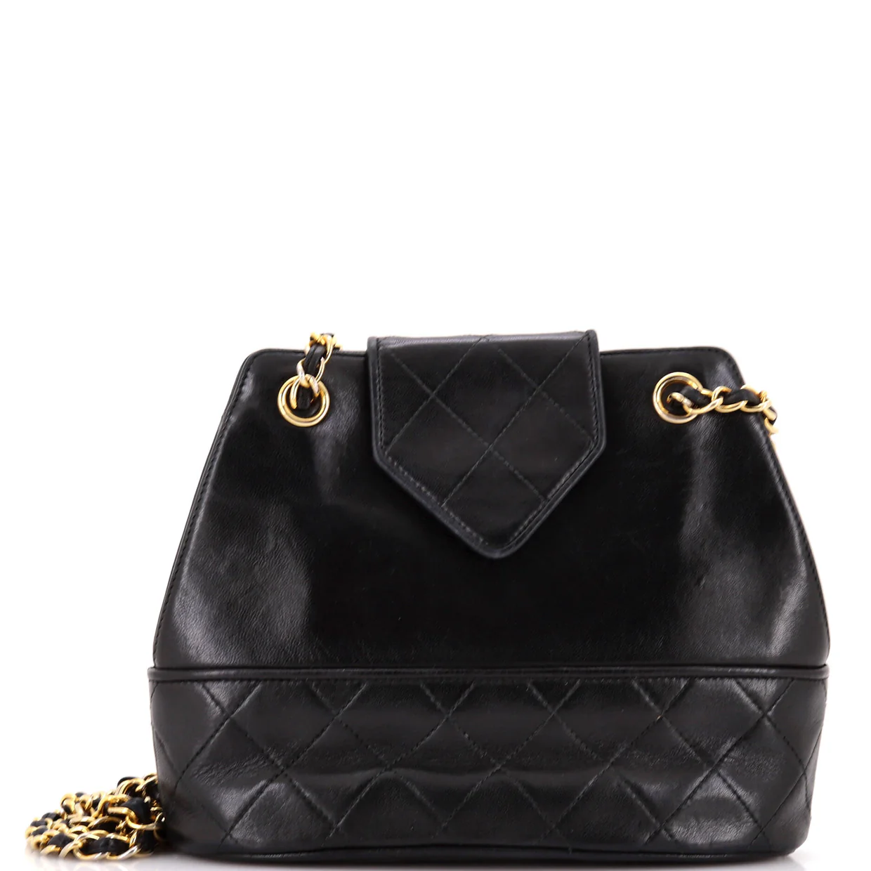 Vintage Tassel Flap Bag Quilted Lambskin Small - Deep Luxury